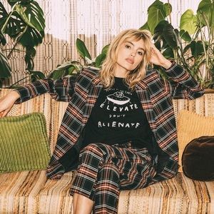 NWOT Plaid Blazer size Small Navy Green Red
